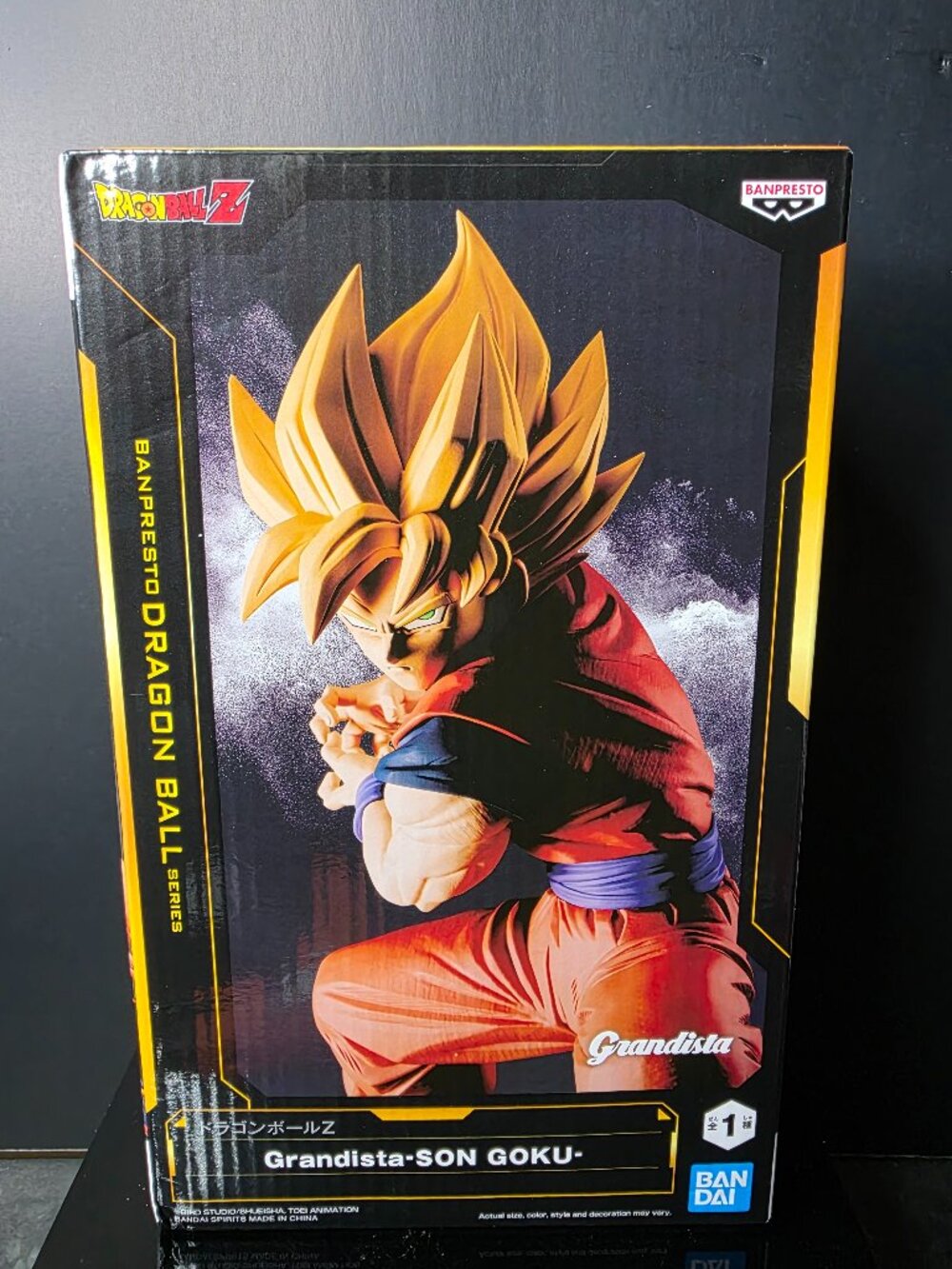 Banpresto Dragon Ball Z Grandista Son Goku Super Saiyan Figure NEW Sealed